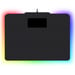 REDRAGON Epeius RGB P009 Tapis de souris de jeu Noir, Translucide