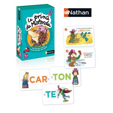 Jeu de cartes amusant Le Prince de Motordu pour des heures de divertissement