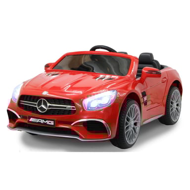 Mercedes-Benz AMG SL65 rosso 12V auto elettrica a pedali con musica integrata