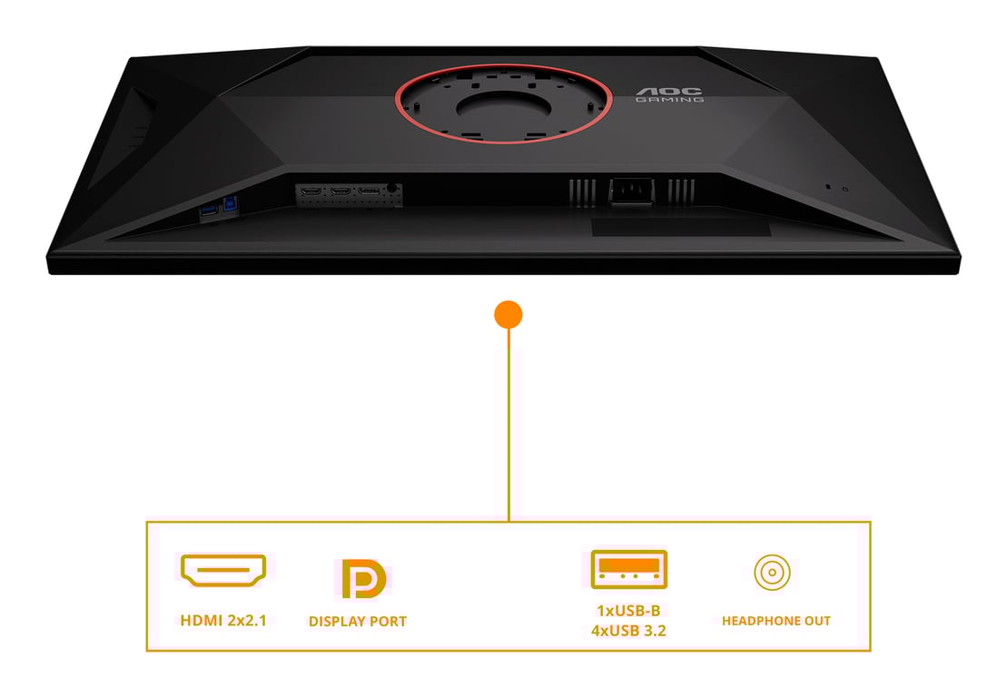 AOC U32G4U écran plat de PC 80 cm 31.5 3840 x 2160 pixels Neuf - vue 2