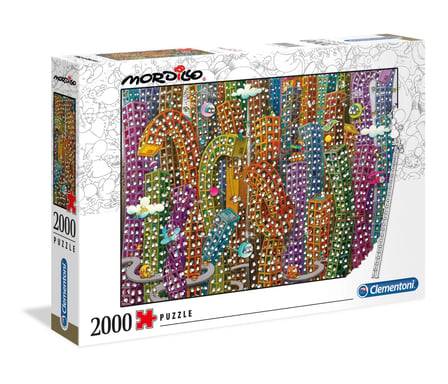 Clementoni 32565 puzzle Jeu de puzzle 2000 pièce(s) Bâtiments - Neuf