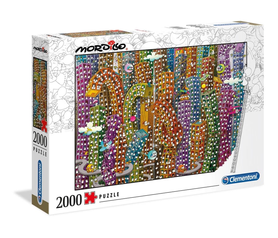 Clementoni 32565 puzzle Jeu de puzzle 2000 pièce(s) Bâtiments