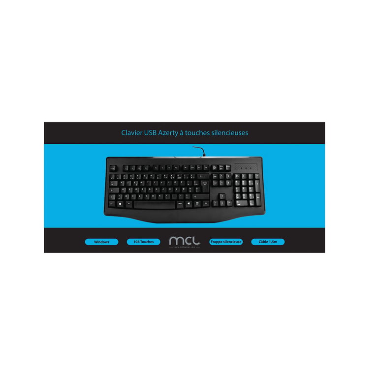 MCL ACK 294N clavier Universel USB AZERTY Français Neuf - vue 3