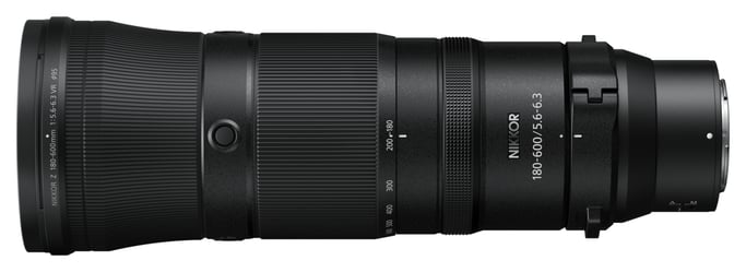 Nikon NIKKOR Z 180-600mm f/5.6-6.3 VR MILC Super teleobjetivo Negro