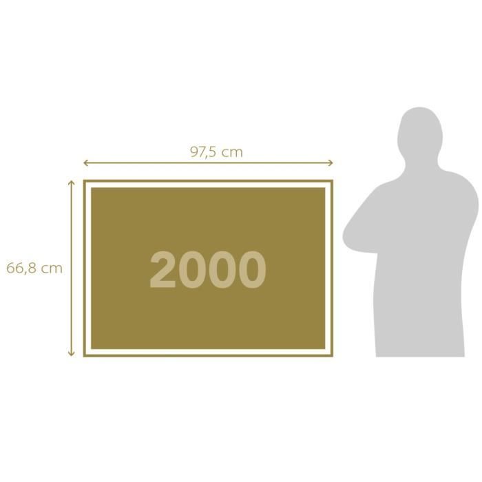 Puzzle 2000 pièces : Lower Manhattan Clementoni Puzzles - vue 2