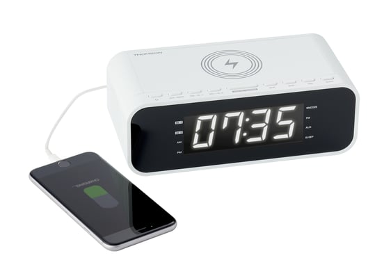 Thomson CR221I Radio portable Horloge Numérique Blanc