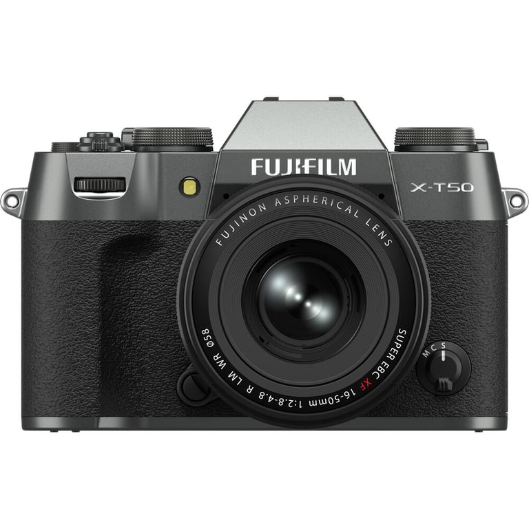 Fujifilm X-T50 Argent Anthracite + XF16-50mm, Appareil photo hybride - Neuf