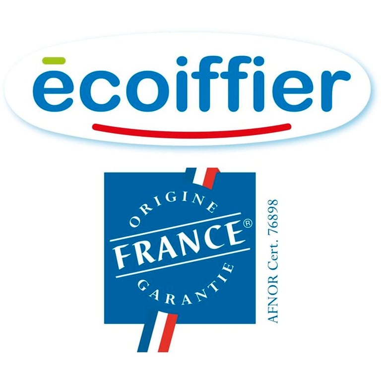 Brouette de jardin enfant ECOIFFIER 4539 avec arrosoir, râteau, pelle 70 cm, 2 roues et poignées texturées - Neuf