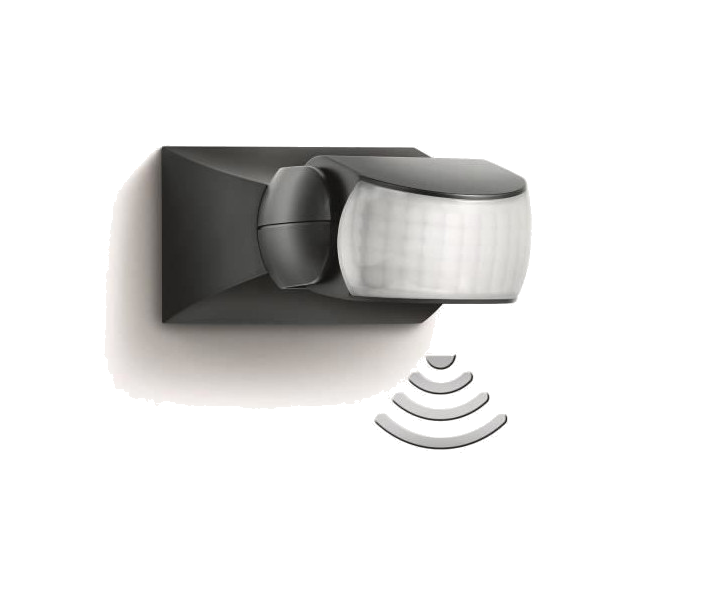 STEINEL Détecteur de mouvement infrarouge IS 1 120° orientable portée 10m IP54 - Noir