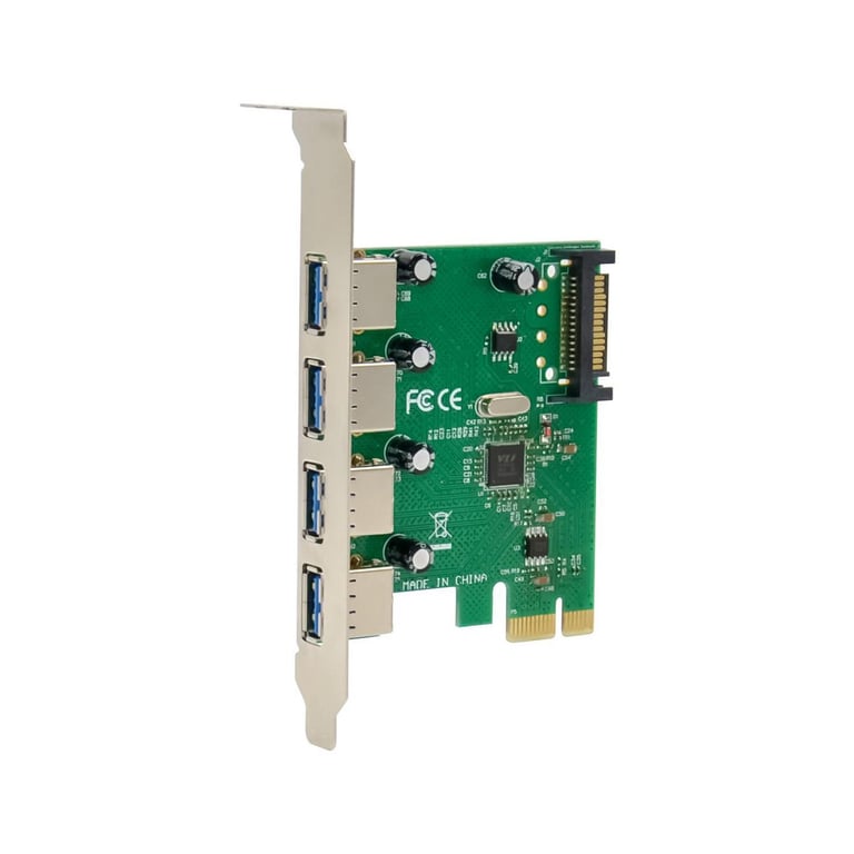 Carte Et Adaptateur D'Interfaces Microconnect MC-USB3.0-T4B – USB 3.0 4 Ports - vue 3