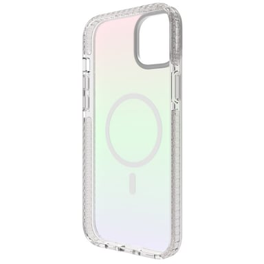 Coque pour iPhone 15 Plus MagSafe Iridescent Arc-en-ciel Multicolore