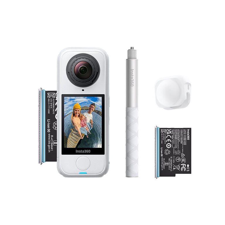 INSTA360 Caméra 360 X4 Air Blanc Arctic Starter Pack - Neuf