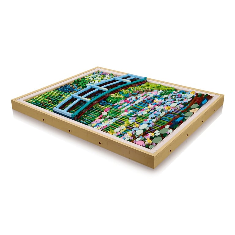 LEGO Art Claude Monet : le Bassin aux Nymphéas, Harmonie Verte 31220 - vue 5