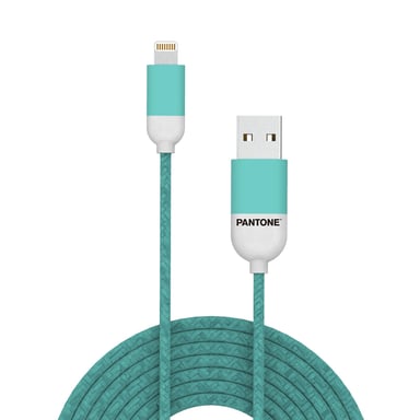 Celly PT-LCS001-5L cavo per telefono cellulare Ciano 1,5 m USB A Lightning