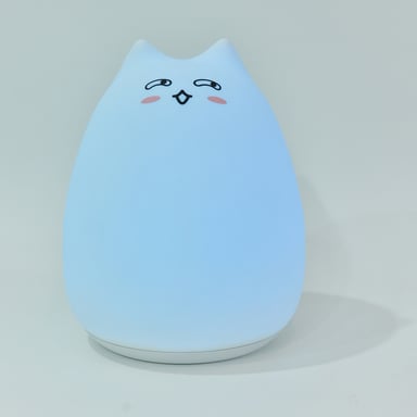 WE Luz nocturna para gato grande - recargable - con mando a distancia - 25 cm