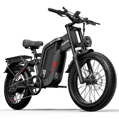 Vélo électrique tout-suspendu Cleytro F7 avec batterie 48V 25Ah