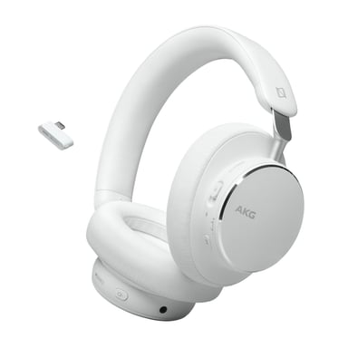 AKG N9 Hybrid Casque Avec fil &sans fil Arceau Appels/Musique Bluetooth Blanc