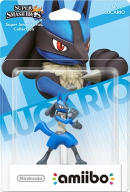 Super Smash Bros Amiibo Lucario Figura #21
