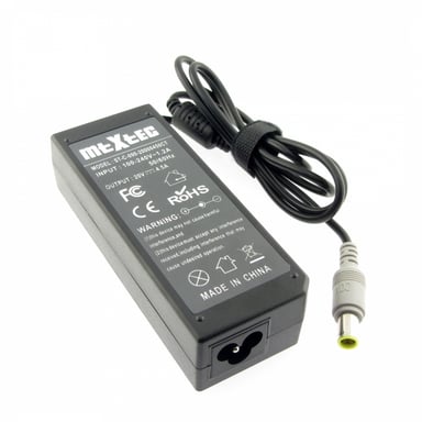 Charger (Power Supply), 20V, 4.5A for LENOVO ThinkPad R500 (2732), Connector 7.4 x 5.5 mm round