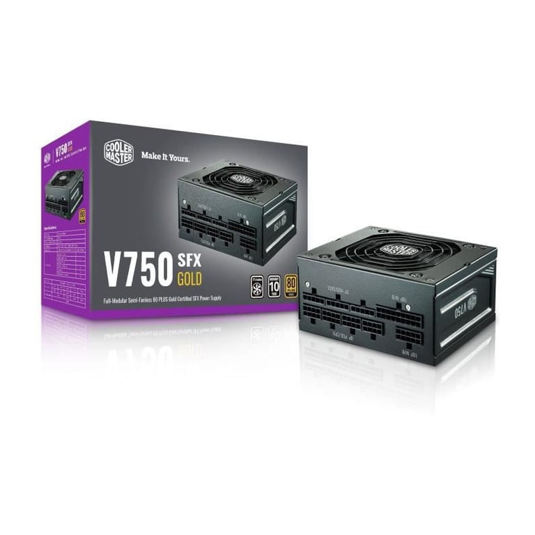 COOLER MASTER V750 SFX Gold Alimentation SFX 100% modulaire Certifiée 80 Plus GOLD Garantie Neuf