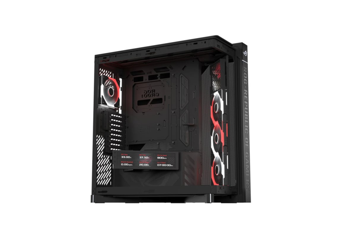 Asus ROG Cronox Boîtier PC E ATX Panoramique LCD Neuf - vue 2