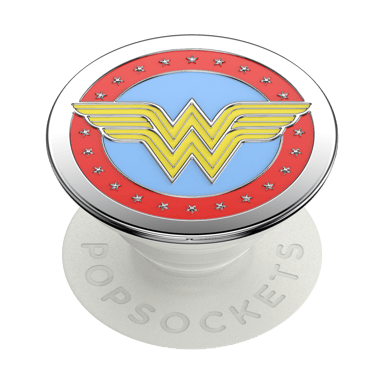PopGrip Soporte Adhesivo y Selfie Wonder Woman Popsockets Blanco