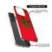Coque en silicone - Compatible Xiaomi Redmi 14C 4G - design drapeau maroc