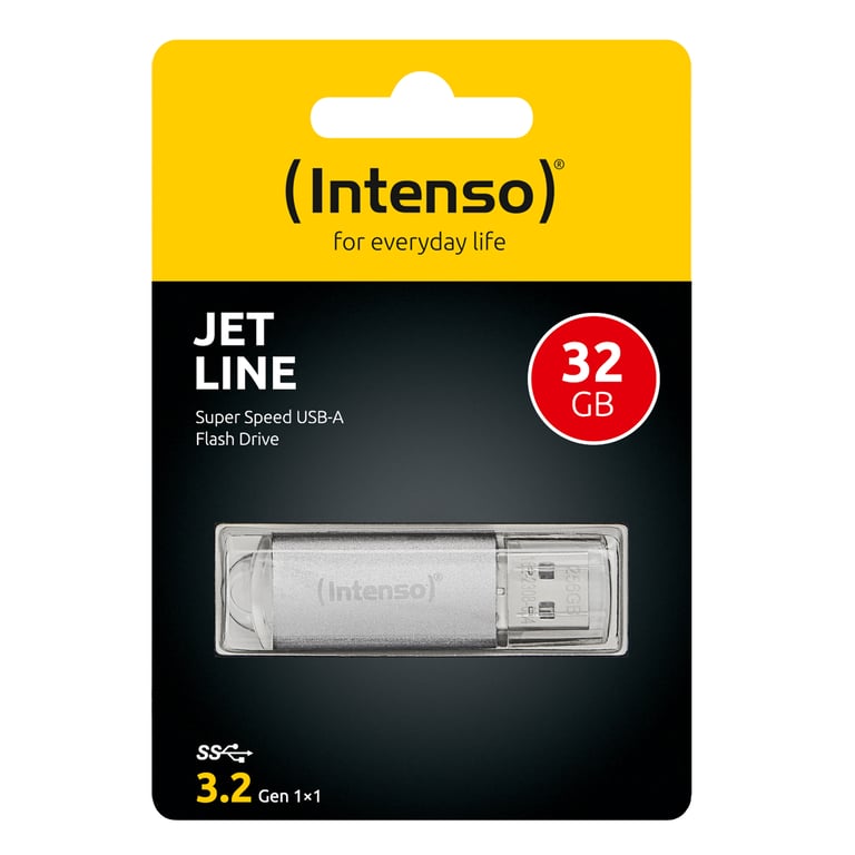 intenso cle usb jet line aluminum - vue 8