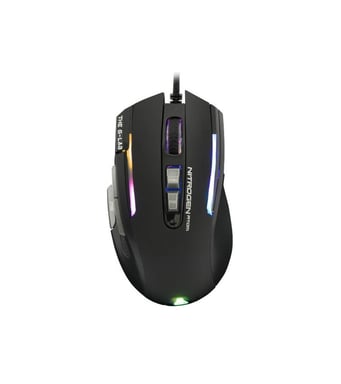 THE G-LAB KULT-NITRO-ATOM Ratón RGB para juegos - 4800 DPI - Programable - Negro