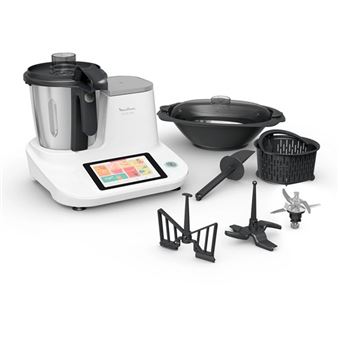 Robot da cucina Moulinex Click & Cook HF506110 da 1400 W, colore bianco.