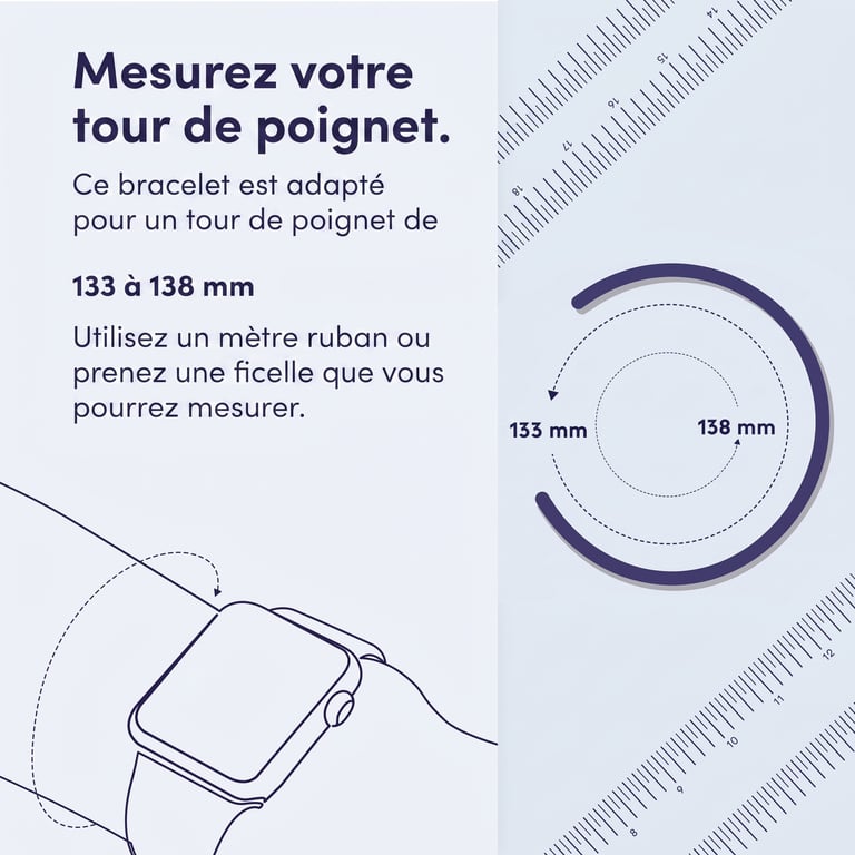Bracelet Apple Watch 42mm Solo tressé - vue 10
