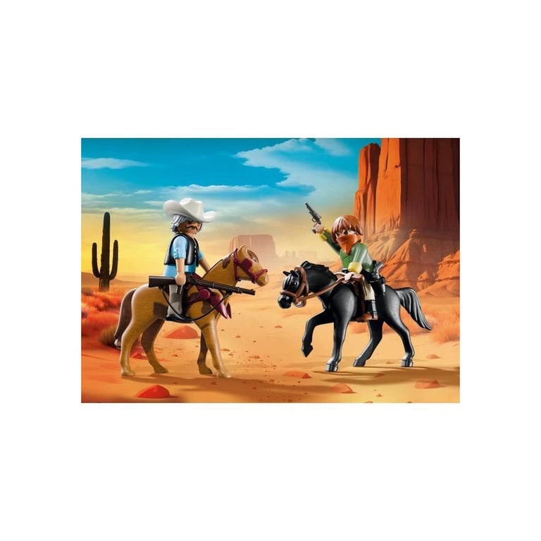 PLAYMOBIL 71862 Attaque de diligence au Far West Promo Packs Western Pour les collectionneurs 58 pièces Dès - vue 4