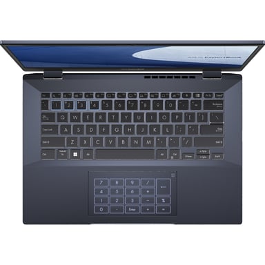 ASUS ExpertBook B5 B5402CVA-KI0013X Intel® Core™ i5 i5-1340P Portátil 35,6 cm (14'') Full HD 16 GB DDR5-SDRAM 512 GB SSD Wi-Fi 6E (802.11ax) Windows 11 Pro Alemán Negro