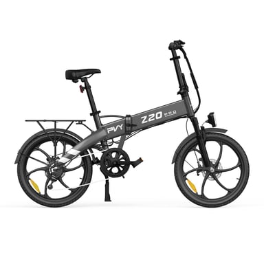 Bicicleta Eléctrica PVY Z20 Pro - Motor 250W Batería 36V10.4AH Autonomía 80KM Freno de Disco Mecánico - Gris