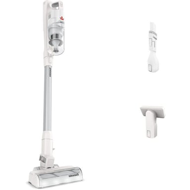 Powerclean - Aspirateur Balai sans fil - 200 W - 40 min - 0,4 L - Blanc / Argenté
