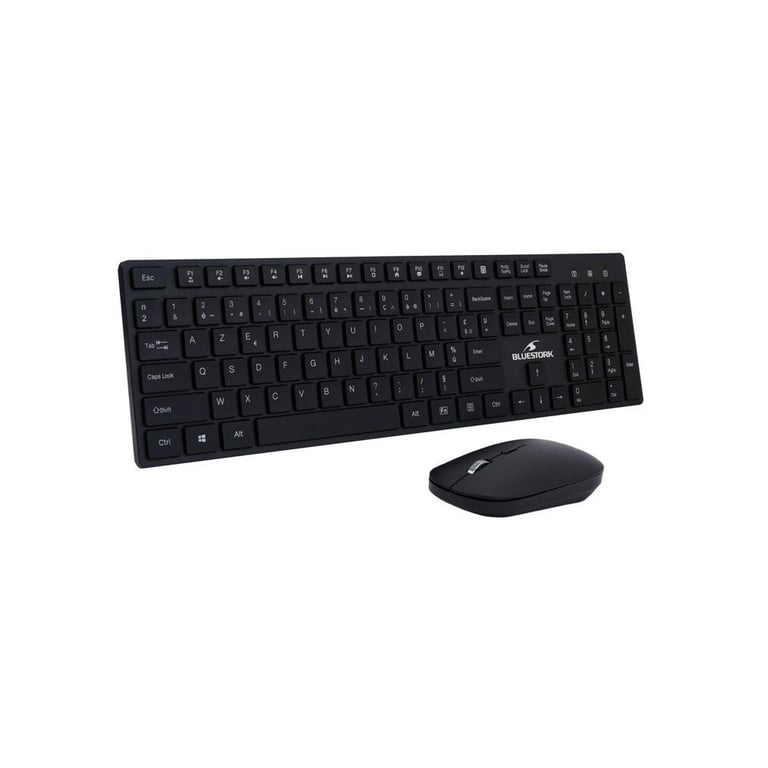 Pack clavier sans fil ULTRA FIN BLUESTORK PACK WL OFFSLIMFR AZERTY - vue 3