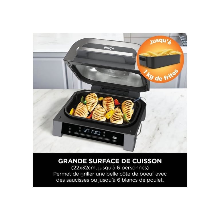 Grill et friteuse sans huile Ninja MAX 6 en 1 DG551EU - vue 6