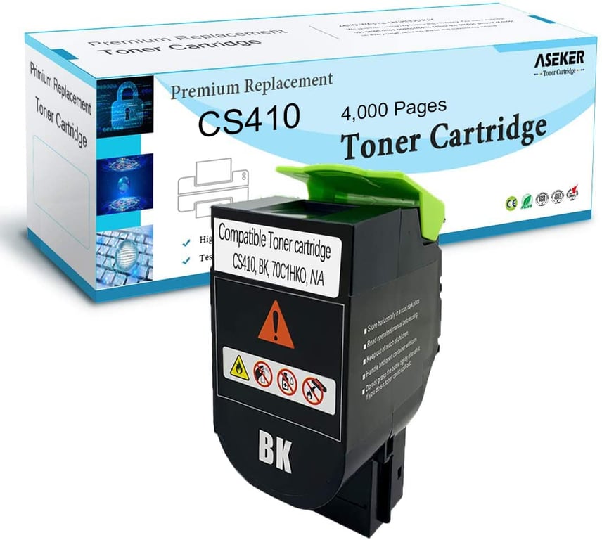 Compatible Cartouche de Toner pour CS310dn CS310n CS310dtn CS410n CS410dn CS410dtn CS510de CS510dte Imprimante Haut Rendement 4000 Pages 70C2HK0 Neuf - vue 7