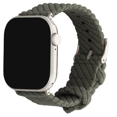 imoshion Bracelet en velours côtelé pour Apple Watch | 38/40/41/42 mm - Vert