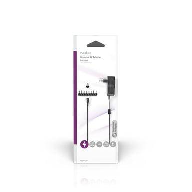 Nedis ACPA109 adaptateur de puissance & onduleur Intérieur & extérieur 18 W Noir