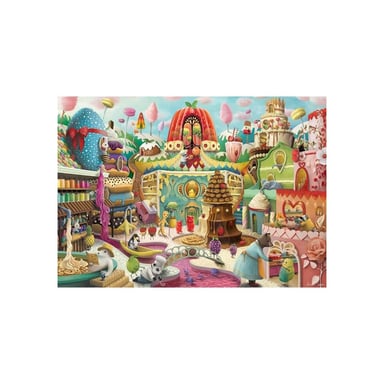 Puzzle 1000 pieces : La rue de la douceur