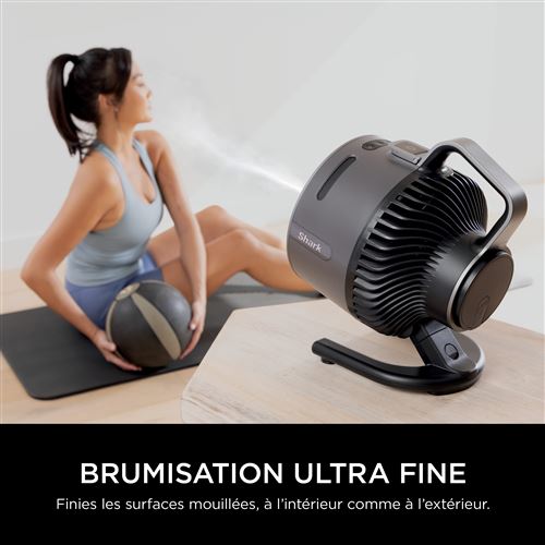 Shark Flexbreeze HydroGo - Ventilateur Brumisateur, Noir - Neuf