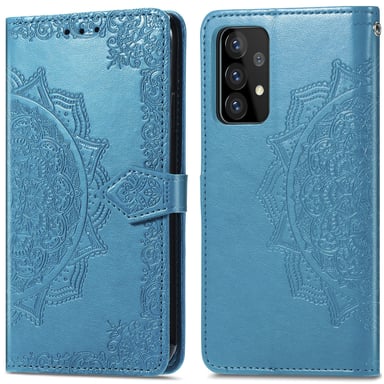 imoshion Etui de télephone Mandala pour Samsung Galaxy A52(s) (5G/4G) - Turquoise