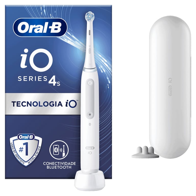 Oral-B iO 4S Adulte Brosse à dents vibrante Blanc - Neuf