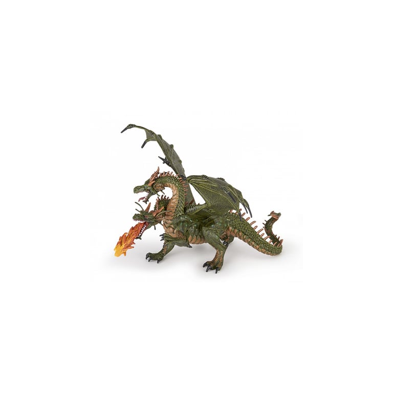 Figurine de Dragon à Deux Têtes Gardien des Trésors Neuf