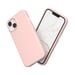 Funda RHINOSHIELD compatible con [iPhone 14] SolidSuit - Funda fina con tecnología de absorción de impactos y acabado mate de primera calidad - Rosa empolvado