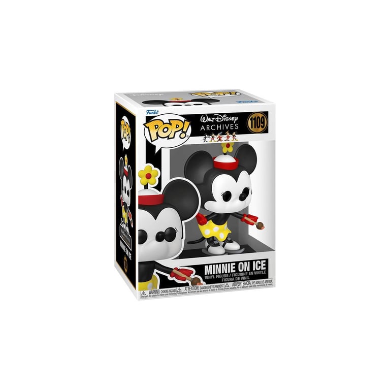 Figurine Funko Pop! Disney: Minnie Mouse Minnie on Ice 1935 - vue 2