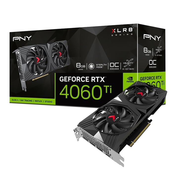 PNY GeForce RTX 4060 NVIDIA 8 Go GDDR6 Neuf