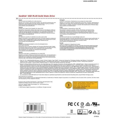 SanDisk Plus 2,5'' 2000 GB Serie ATA III