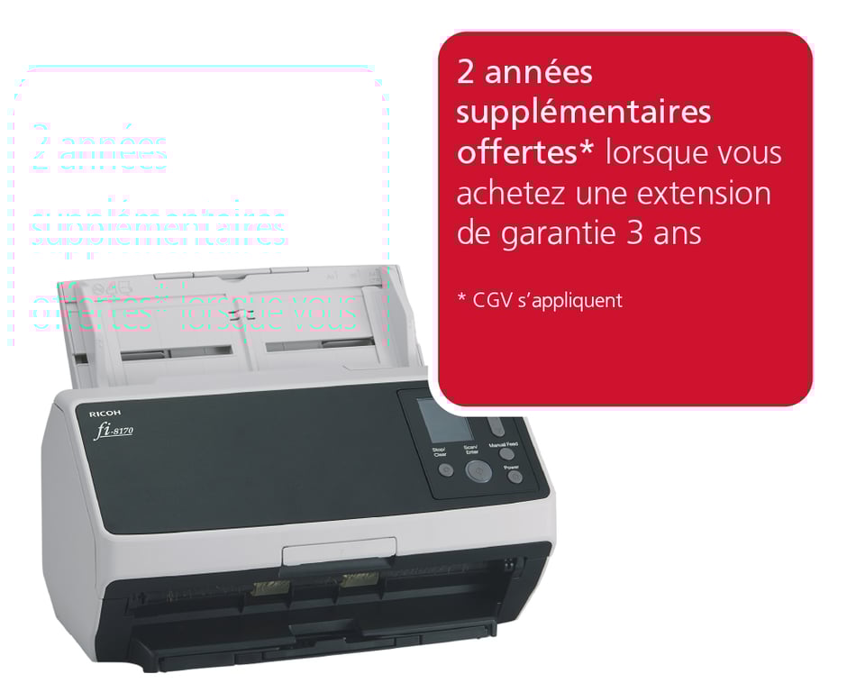Ricoh fi 8170 Numériseur chargeur automatique de documents adf + chargeur manuel 600 x 600 DPI A4 Neuf - vue 3
